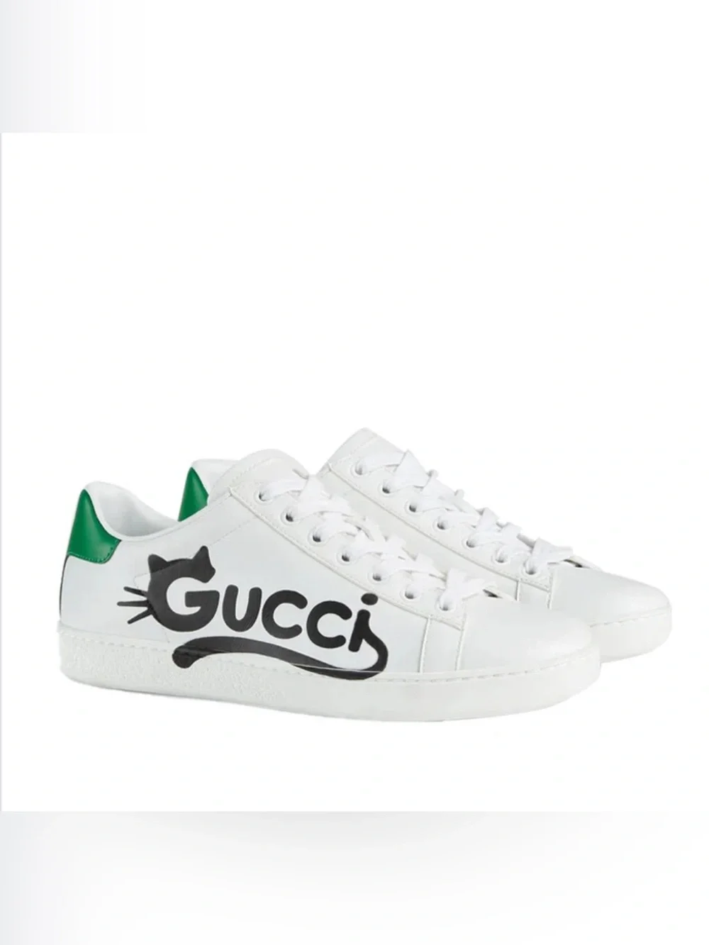 GUCCI Women’s Ace Cat Print Low Top Sneakers Low Top Sneakers
